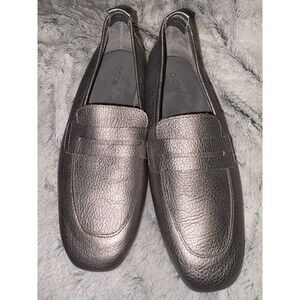 Arche Women’s Pewter Leather Loafers Size 9.5/10